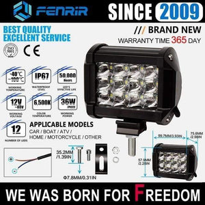 Planet Gates 805-0051 Light-emitting diode led work lights diode fog lights led light automobile auto headlights bicycle trailer ATV