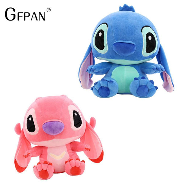 80cm;45/20cm Famous Kids Toy Kawaii Stitch Plush Doll Toys Anime Lilo and Stitch Cute Stich Toys for Children Kids Birthday Gift
