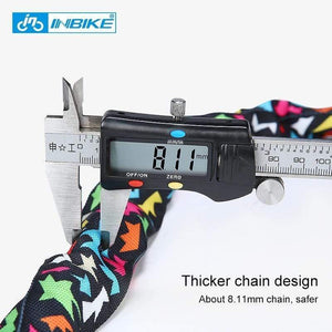 Planet Gates 80cm Bike Chain Lock 5 Digit Password Profession Bicycle Lock MTB Bike Motorcycle Sliding Glass Door Lock Cycling Accessories