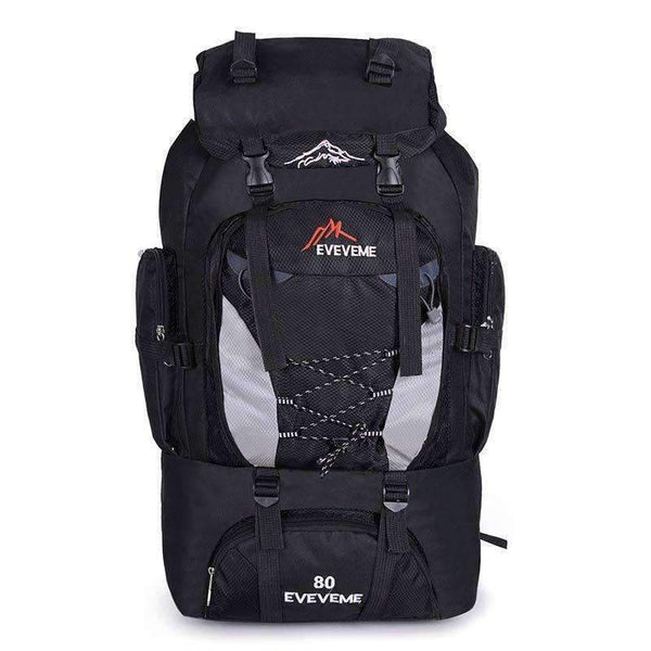Planet Gates 80L Camping Hiking Backpack Bag Outdoor Sports Bags Travel Waterproof Shoulder Men Climbing Fishing Rucksack XA535WA