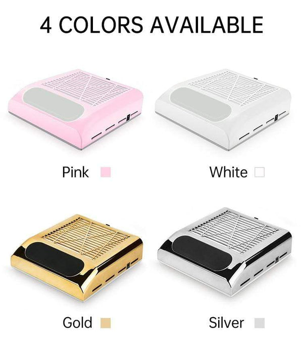 Planet Gates 80W Nail Dust Collector Fan Vacuum Cleaner Manicure Machine Tools With Filter Strong Power Nail Art Tool Nail Vacuum Cleaner