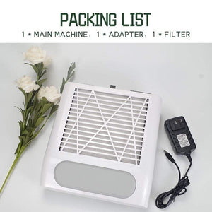 Planet Gates 80W Nail Dust Collector Fan Vacuum Cleaner Manicure Machine Tools With Filter Strong Power Nail Art Tool Nail Vacuum Cleaner