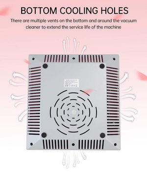 Planet Gates 80W Nail Dust Collector Fan Vacuum Cleaner Manicure Machine Tools With Filter Strong Power Nail Art Tool Nail Vacuum Cleaner