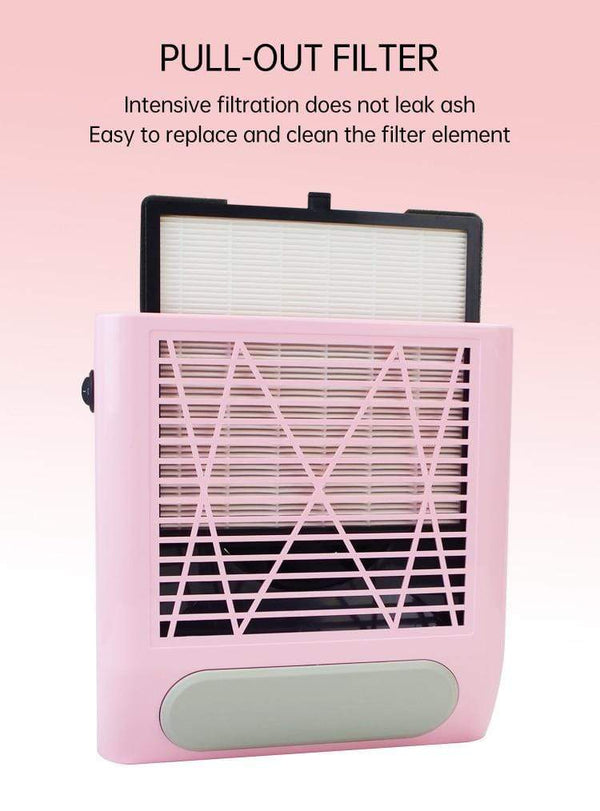 Planet Gates 80W Nail Dust Collector Fan Vacuum Cleaner Manicure Machine Tools With Filter Strong Power Nail Art Tool Nail Vacuum Cleaner