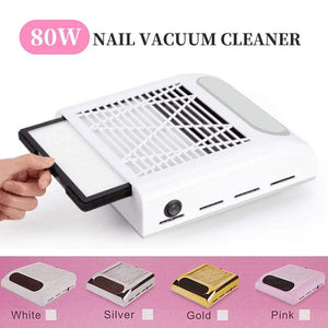 Planet Gates 80W Nail Dust Collector Fan Vacuum Cleaner Manicure Machine Tools With Filter Strong Power Nail Art Tool Nail Vacuum Cleaner