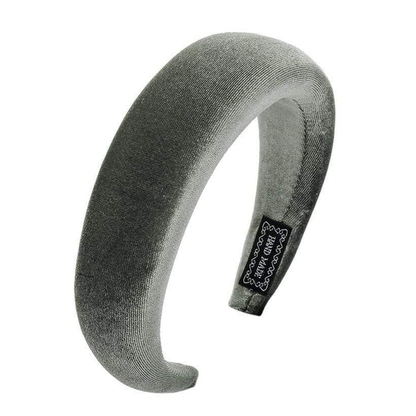 Fashion Western Style Solid Colors Thicken Padded Headband Bezel Turban Women Hairbands Girls Accessories Headwear