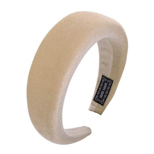 Fashion Western Style Solid Colors Thicken Padded Headband Bezel Turban Women Hairbands Girls Accessories Headwear