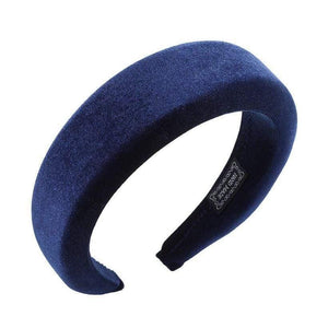 Fashion Western Style Solid Colors Thicken Padded Headband Bezel Turban Women Hairbands Girls Accessories Headwear