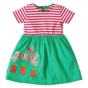 Planet Gates 82 / 2T Animal Dinosaur Unicorn Party Baby Girls Dress Children Clothing Vestidos Kids Summer Dresses for Girls Clothes