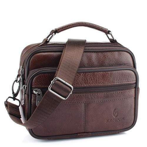 Planet Gates 8208 Genuine Cowhide Leather Shoulder Bag Small Messenger Bags Men Travel Crossbody Bag Handbags New Fashion Men Bag Flap