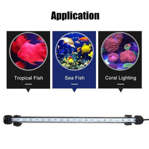 82CM LED Aquarium Fish Tank Light Bar Lamp IP68 Submersible RGB Remote 5050 SMD 110-240V EU/US/UK/AU Plug