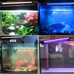 82CM LED Aquarium Fish Tank Light Bar Lamp IP68 Submersible RGB Remote 5050 SMD 110-240V EU/US/UK/AU Plug