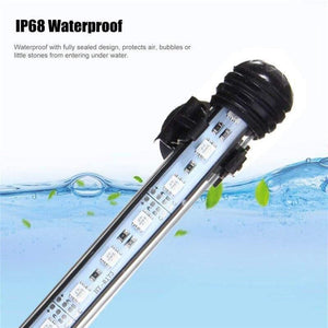 82CM LED Aquarium Fish Tank Light Bar Lamp IP68 Submersible RGB Remote 5050 SMD 110-240V EU/US/UK/AU Plug