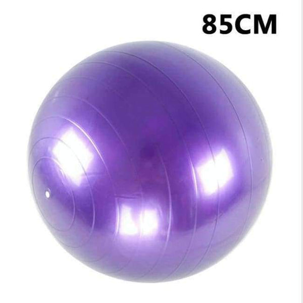 Planet Gates 85CM Purple / China Sports Yoga Balls Bola Pilates Fitness Gym Balance Fitball Exercise Pilates Workout Massage Ball 45cm 55cm 65cm 75cm