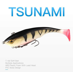 Planet Gates 8803-01 Soft Baits Swim Shad Double Hook Fishing Lures 170mm 55g Saltwater Swimbait Fishing Good Action Soft Lure