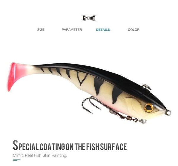 Planet Gates 8803-01 Soft Baits Swim Shad Double Hook Fishing Lures 170mm 55g Saltwater Swimbait Fishing Good Action Soft Lure