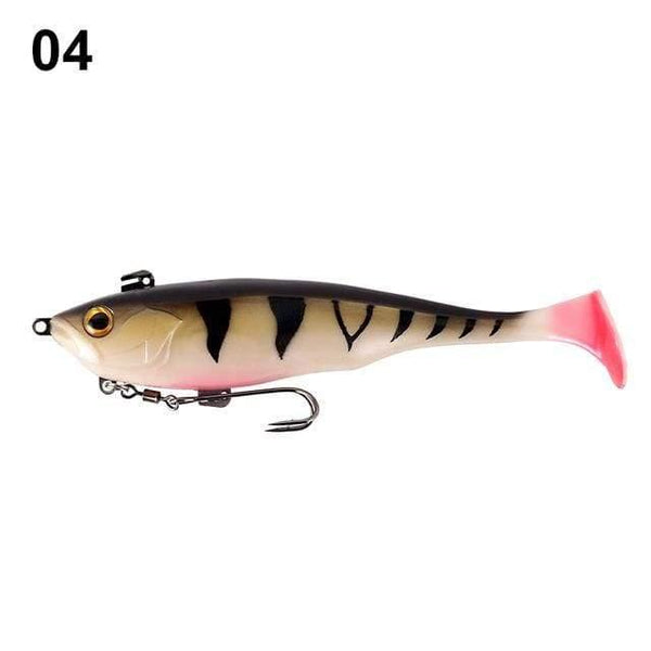 Planet Gates 8803-04 Soft Baits Swim Shad Double Hook Fishing Lures 170mm 55g Saltwater Swimbait Fishing Good Action Soft Lure