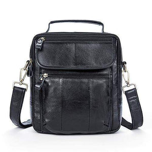 Planet Gates 8870black / China Men Shoulder Bag Men's Genuine Leather Casual Male Crossbody Bags Leather Bag for Men Messenger Leather Men's Bags 8870
