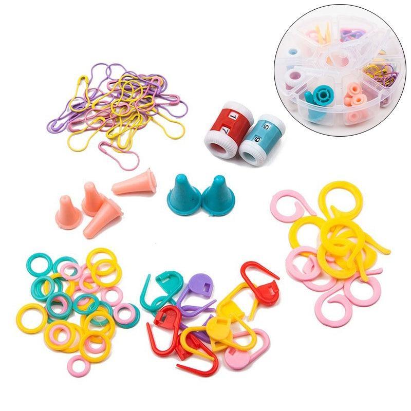 Planet Gates 89Pcs Knitting Supplies Sewing Tools Accessories For Crochet Hooks And Knitting Needles DIY Weave Arts Craft