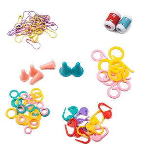 Planet Gates 89Pcs Knitting Supplies Sewing Tools Accessories For Crochet Hooks And Knitting Needles DIY Weave Arts Craft