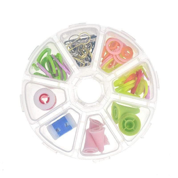 Planet Gates 89Pcs Knitting Supplies Sewing Tools Accessories For Crochet Hooks And Knitting Needles DIY Weave Arts Craft