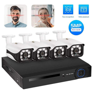 Planet Gates 8CH NVR 4 Cameras / None Outdoor Camera CCTV Video Surveillance Set Home Security Camera System App View