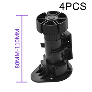 4 Pcs Adjustable Height Cupboard Foot Cabinet Leg For Kitchen Bathroom Accessories Furniture Legs Plinth Cabinets 8/10/12/15cm