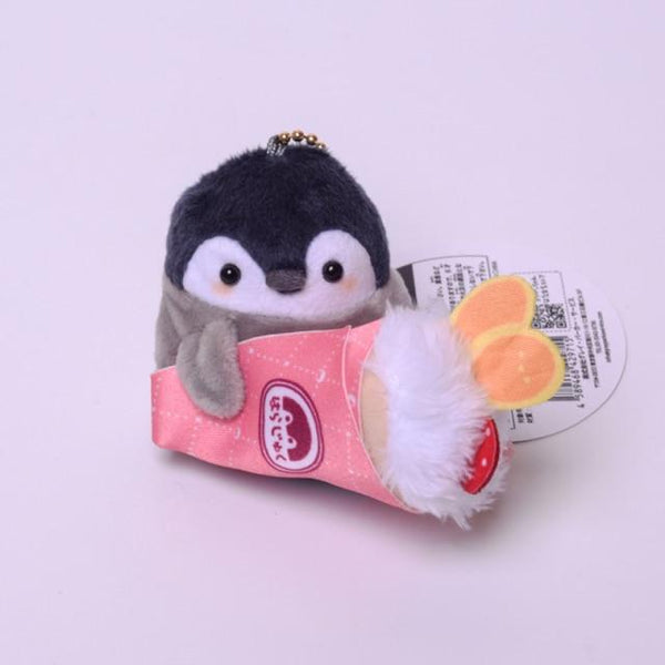 Planet Gates 8cm / binggan Penguin Plush Doll Kawaii Cartoon Anime Bunny Plush Toy Cute Animal Bear Keychain Bag Pendant Birthday Gift for Girl
