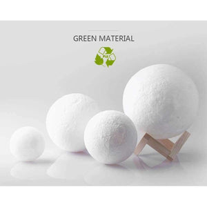 Planet Gates 8CM / China Rechargeable 3D Print Moon Lamp LED Night Light Luna Magic Touch Moonlight 2 Colors Change Bedroom Bookcase Baby Gift Home Decor