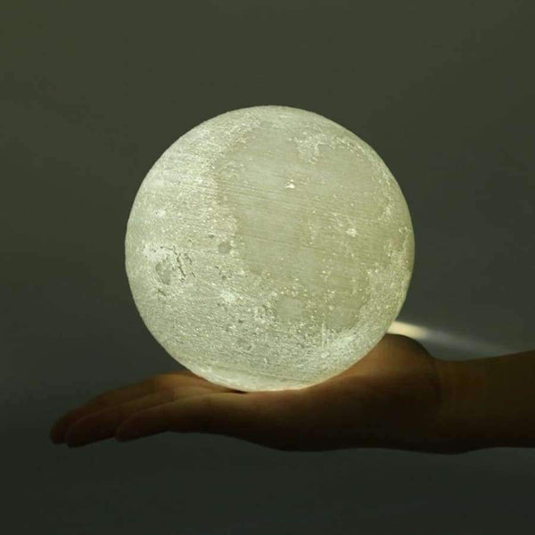 Planet Gates 8CM / China Rechargeable 3D Print Moon Lamp LED Night Light Luna Magic Touch Moonlight 2 Colors Change Bedroom Bookcase Baby Gift Home Decor