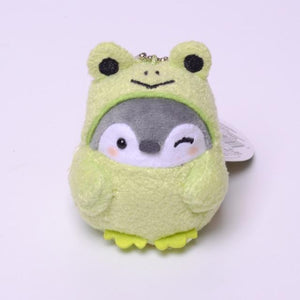 Planet Gates 8cm / qingwa Penguin Plush Doll Kawaii Cartoon Anime Bunny Plush Toy Cute Animal Bear Keychain Bag Pendant Birthday Gift for Girl