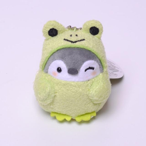 Planet Gates 8cm / qingwa Penguin Plush Doll Kawaii Cartoon Anime Bunny Plush Toy Cute Animal Bear Keychain Bag Pendant Birthday Gift for Girl