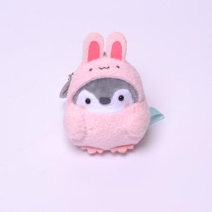 Planet Gates 8cm / tuzi Penguin Plush Doll Kawaii Cartoon Anime Bunny Plush Toy Cute Animal Bear Keychain Bag Pendant Birthday Gift for Girl