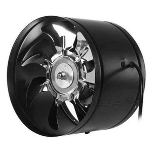 Planet Gates 8inch 60w 6-10'' Hydroponic Inline Duct Booster Exhaust Fan Ventilation Extractor Bathroom Environmental Controls HVAC Systems & Parts