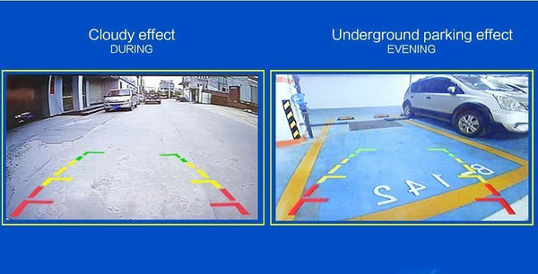 Planet Gates 8LED Car Rear View Camera 8 LED Night Vision Wide Angle HD Color Image Waterproof Universal Backup Parking Reverse Camera