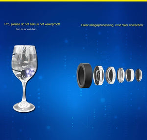 Planet Gates 8LED Car Rear View Camera 8 LED Night Vision Wide Angle HD Color Image Waterproof Universal Backup Parking Reverse Camera