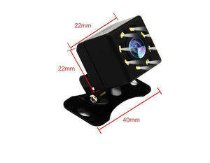 Planet Gates 8LED Car Rear View Camera 8 LED Night Vision Wide Angle HD Color Image Waterproof Universal Backup Parking Reverse Camera