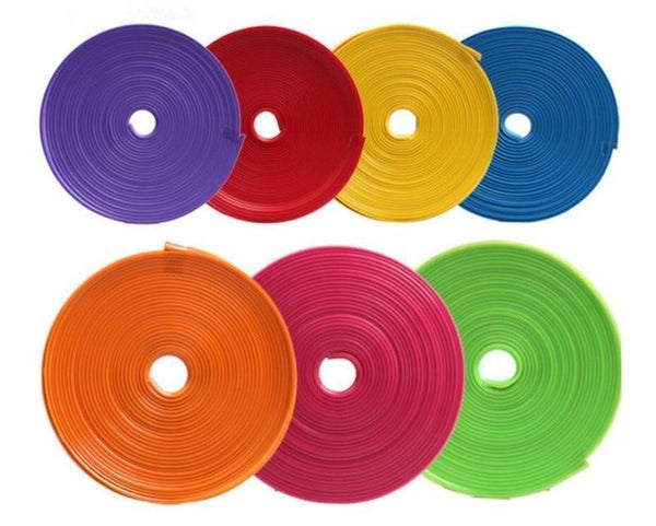 Planet Gates 8m Car Decoration Strips Wheel Stickers Tire Rim Protection Ring Anti-scratch Anti-collision Strip Auto Modify Trim Accessories