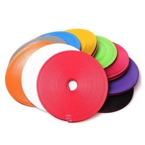 Planet Gates 8m Car Decoration Strips Wheel Stickers Tire Rim Protection Ring Anti-scratch Anti-collision Strip Auto Modify Trim Accessories