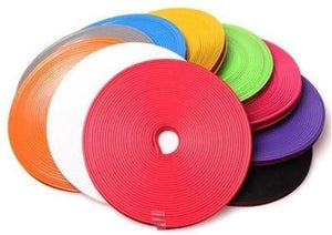 Planet Gates 8m Car Decoration Strips Wheel Stickers Tire Rim Protection Ring Anti-scratch Anti-collision Strip Auto Modify Trim Accessories