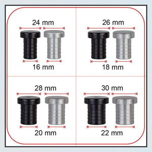 Planet Gates 8mm-32mm Alloy Aluminium Plug blow off valve Bov Blanking Plug Silicone Hose Blanking Plug 8 10 12 14 16 18 20 22 28 30 32 38mm