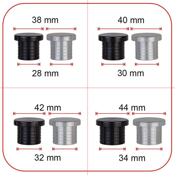 Planet Gates 8mm-32mm Alloy Aluminium Plug blow off valve Bov Blanking Plug Silicone Hose Blanking Plug 8 10 12 14 16 18 20 22 28 30 32 38mm