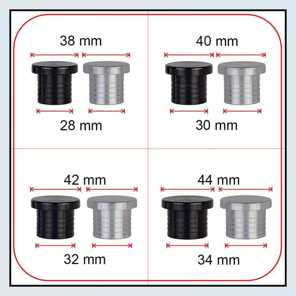 Planet Gates 8mm-32mm Alloy Aluminium Plug blow off valve Bov Blanking Plug Silicone Hose Blanking Plug 8 10 12 14 16 18 20 22 28 30 32 38mm