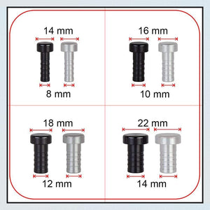 Planet Gates 8mm-32mm Alloy Aluminium Plug blow off valve Bov Blanking Plug Silicone Hose Blanking Plug 8 10 12 14 16 18 20 22 28 30 32 38mm