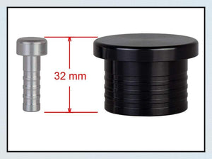 Planet Gates 8mm-32mm Alloy Aluminium Plug blow off valve Bov Blanking Plug Silicone Hose Blanking Plug 8 10 12 14 16 18 20 22 28 30 32 38mm