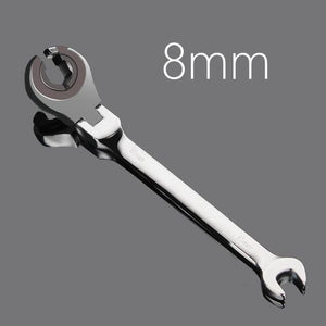 Planet Gates 8mm Activity Fixed Or Active Dual-Use Fast Plum Opening Ratchet Spanners Pipe Wrench 72 Tooth Chrome Vanadium Alloy Steel Car Repair Tools