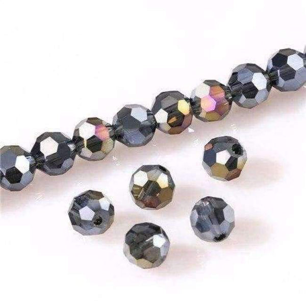 Planet Gates 8mm Austria Opal Round Ball Crystal Beads for Bracelet Making Diy Material Perles Loose Faceted Spacer Glass Beads Z172