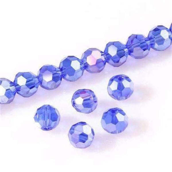 Planet Gates 8mm Austria Opal Round Ball Crystal Beads for Bracelet Making Diy Material Perles Loose Faceted Spacer Glass Beads Z172