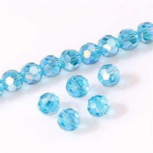 Planet Gates 8mm Austria Opal Round Ball Crystal Beads for Bracelet Making Diy Material Perles Loose Faceted Spacer Glass Beads Z172