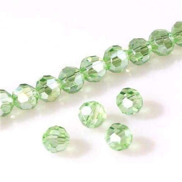 Planet Gates 8mm Austria Opal Round Ball Crystal Beads for Bracelet Making Diy Material Perles Loose Faceted Spacer Glass Beads Z172